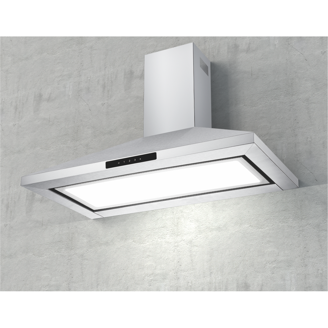 Wall Mount Cooker Hood bi 3-veloċitajiet Estrazzjoni 206B 60/90/100cm