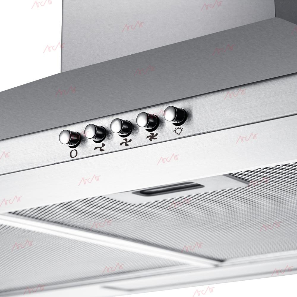 Wall Mount Cooker Hood with 3-speed Extraction 201 60/90cm