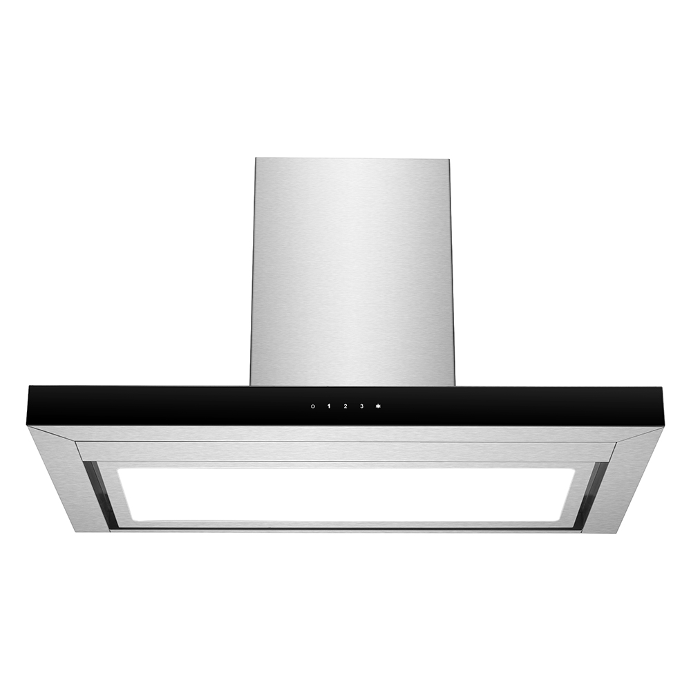 T-shape Chimney Cooker Hood Touch Control Chimney 111 60/90cm